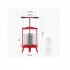 Presa manuala pentru struguri si fructe moi, Capacitate 14 l, Inox/Fonta, 405x975 mm [5]
