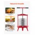 Presa manuala pentru struguri si fructe moi, Capacitate 14 l, Inox/Fonta, 405x975 mm [6]