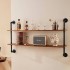 Raft metalic cu 2 x polite incluse din lemn, Vivatechnix Industrial, 1245 x 260 x 775 mm [5]