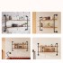 Raft metalic cu 2 x polite incluse din lemn, Vivatechnix Industrial, 1245 x 260 x 775 mm [7]