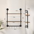 Raft metalic cu 2 x polite incluse din lemn, Vivatechnix Industrial, 630 x 205 x 770 mm [2]