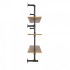 Raft metalic cu 3 x polite incluse din lemn, Vivatechnix Industrial, 1230 x 255 x 1075 mm [2]