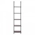 Raft metalic cu 5 x polite incluse din lemn, profil patrat 20x20 mm, Vivatechnix Industrial, 400x300x1780 mm [5]