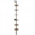 Raft metalic cu 6 x polite incluse din lemn, Vivatechnix Industrial, 610 x 255 x 2120 mm [7]