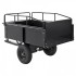 Remorca basculabila Vivatechnix, Capacitate 340 Kg, 200 x 66 x 76 cm, Otel, compatibila cu tractorase de gazon, ATV-uri [2]