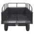 Remorca basculabila Vivatechnix, Capacitate 340 Kg, 200 x 66 x 76 cm, Otel, compatibila cu tractorase de gazon, ATV-uri [3]