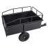Remorca basculabila Vivatechnix, Capacitate 340 Kg, 200 x 66 x 76 cm, Otel, compatibila cu tractorase de gazon, ATV-uri [4]