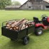 Remorca basculabila Vivatechnix, Capacitate 340 Kg, 200 x 66 x 76 cm, Otel, compatibila cu tractorase de gazon, ATV-uri [8]