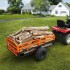 Remorca basculabila Vivatechnix Premium Garden, Capacitate 680 Kg, 200 x 66 x 76 cm, Otel, compatibila cu tractorase de gazon, ATV-uri [4]