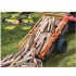 Remorca basculabila Vivatechnix Premium Garden, Capacitate 680 Kg, 200 x 66 x 76 cm, Otel, compatibila cu tractorase de gazon, ATV-uri [6]