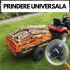 Remorca basculabila Vivatechnix Premium Garden, Capacitate 680 Kg, 200 x 66 x 76 cm, Otel, compatibila cu tractorase de gazon, ATV-uri [8]