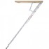 Scara pentru mansarda, Vivatechnix 12 trepte, Aluminiu/Lemn, max 160 kg, brat amortizare hidraulic [2]