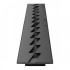 Arzator incastrabil, Bioetanol, 730 x 150 x 75 mm, Otel, Negru, pentru Interior/Exterior [5]
