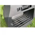 Semineu pentru gradina Krodesign Quitar, 1578x580x484 mm, negru [6]
