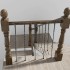 Set 10 stalpi balustrade cu cos si spiralate, 13 x 13 x 1122mm, Negru mat, accesorii prindere [4]