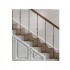 Set 10 stalpi balustrade cu cos si spiralate, 13 x 13 x 1122mm, Negru mat, accesorii prindere [6]