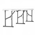 Set 2 banci pliabile  1830x307x430 mm, HDPE si Otel, pentru gradina sau catering, Alba [6]