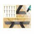 Set 2 picioare pentru mese Vivatechnix A, Otel, Inaltime reglabila 0-50 mm, dimensiune 71 x 45 cm [6]