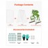 Set 2 spaliere pentru castraveti, plante agatatoare, 90 x 140 cm, Pliabil, 24 x Cleme de fixare [4]
