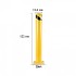 Set 2 stalpi de siguranta, delimitare, avertizare, Vivatechnix Otel, Galben / Negru, Inaltime 122 cm [2]