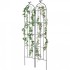 Set 2 suporturi pentru plante agatatoare, 51 x 180 cm, Otel, Diametru teava 10 mm [4]