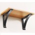 Set 2 suporturi pentru rafturi Vivatechnix 22.9x30.5x10.2 mm, capacitate 200 kg, Negru [4]