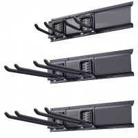 Set 3 organizatoare unelte, Otel, carlige incluse, max 136 kg, 1222 x 102 x 300 mm Set 3 organizatoare unelte, Otel, carlige incluse, max 136 kg, 1222 x 102 x 300 mm