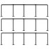 Set 3 suporturi pentru rafturi  Vivatechnix Industrial, 34 x 136 cm, capacitate 100 kg, fara blaturi [2]