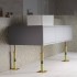 Set 4 cricuri de podea, Otel galvanizat, 20.46-40.64 cm, Capacitate 1134 kg/buc [2]