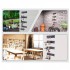 Set 4 organizatoare unelte, Otel, carlige incluse, max 270 kg, 1628 x 260 x 270 mm [2]