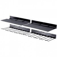 Set 4 organizatoare unelte, Vivatechnix Otel, carlige incluse, max 40 kg, Negru, 430 x 194 mm Set 4 organizatoare unelte, Vivatechnix Otel, carlige incluse, max 40 kg, Negru, 430 x 194 mm