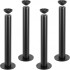 Set 4 picioare de masa reglabile, Vivatechnix Otel,  inaltime 406.4 mm, capacitate max 544 kg, Negru mat [3]