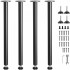 Set 4 picioare de masa Vivatechnix Otel,  inaltime 762 mm, capacitate max 544 kg, Negru mat [4]
