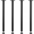 Set 4 picioare pentru mese, Vivatechnix, Inaltime 71 cm, capacitate 544 kg, Otel, Negru [4]