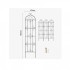 Set 4 suporturi pentru plante agatatoare, 51 x 220 cm, Otel, Diametru teava 10 mm [4]