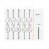 Set 5 stalpi balustrada, Vivatechnix 185 x 20 x 1118 mm, Negru mat, accesorii prindere [8]