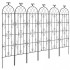 Set 6 suporturi pentru plante agatatoare, 51 x 180 cm, Otel, Diametru teava 10 mm [2]