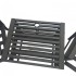 Set masa si 2 scaune pentru gradina Vivatechnix VMD-1046, metalice, 152x50x83cm [3]