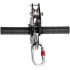 Set tiroliana lungime 36 m, capacitate max 226 kg, cablu, Ham, frana cu arc, scaun [4]
