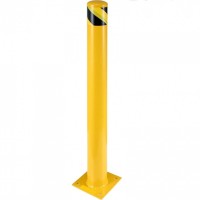 Stalp de siguranta, delimitare, avertizare, Vivatechnix Otel, Galben / Negru, Inaltime 122 cm Stalp de siguranta, delimitare, avertizare, Vivatechnix Otel, Galben / Negru, Inaltime 122 cm