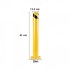 Stalp de siguranta, delimitare, avertizare, Vivatechnix Otel, Galben / Negru, Inaltime 61 cm [2]