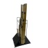 Stand metalic, expozor pentru boloboace, nivele, Vivatechnix VMD-1040, 58x42xH84cm [5]