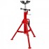 Suport cu role pentru tevi, Cap in V, Portabil, Pliabil, capacitate 1140 kg, Inaltime reglabila 71-131 cm [5]