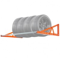 Suport de perete pentru 4 anvelope R14-R20 inch, Reglabil in latime 787-1440 mm, max 181 kg Suport de perete pentru 4 anvelope R14-R20 inch, Reglabil in latime 787-1440 mm, max 181 kg