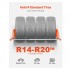 Suport de perete pentru 4 anvelope R14-R20 inch, Reglabil in latime 787-1440 mm, max 181 kg [2]