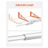 Suport de perete pentru 4 anvelope R14-R20 inch, Reglabil in latime 787-1440 mm, max 181 kg [9]