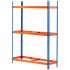 Suport de perete Vivatechnix, pentru 18 anvelope, 1500 x 450 x 1980 mm, max 300 kg, 3 rafturi [2]