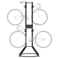 Suport depozitare 4 biciclete, Vivatechnix, de podea, 2050 x 725 x 715 mm, Negru, Inaltime reglabila Suport depozitare 4 biciclete, Vivatechnix, de podea, 2050 x 725 x 715 mm, Negru, Inaltime reglabila