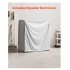 Suport mobil pentru 12 anvelope, 4 x roti, 1585 x 570 x 1520 mm, max 180 kg, 2 rafturi cu inaltime ajustabila, Otel [5]