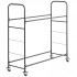Suport mobil pentru 12 anvelope, 4 x roti, 1585 x 570 x 1520 mm, max 180 kg, 2 rafturi cu inaltime ajustabila, Otel [9]